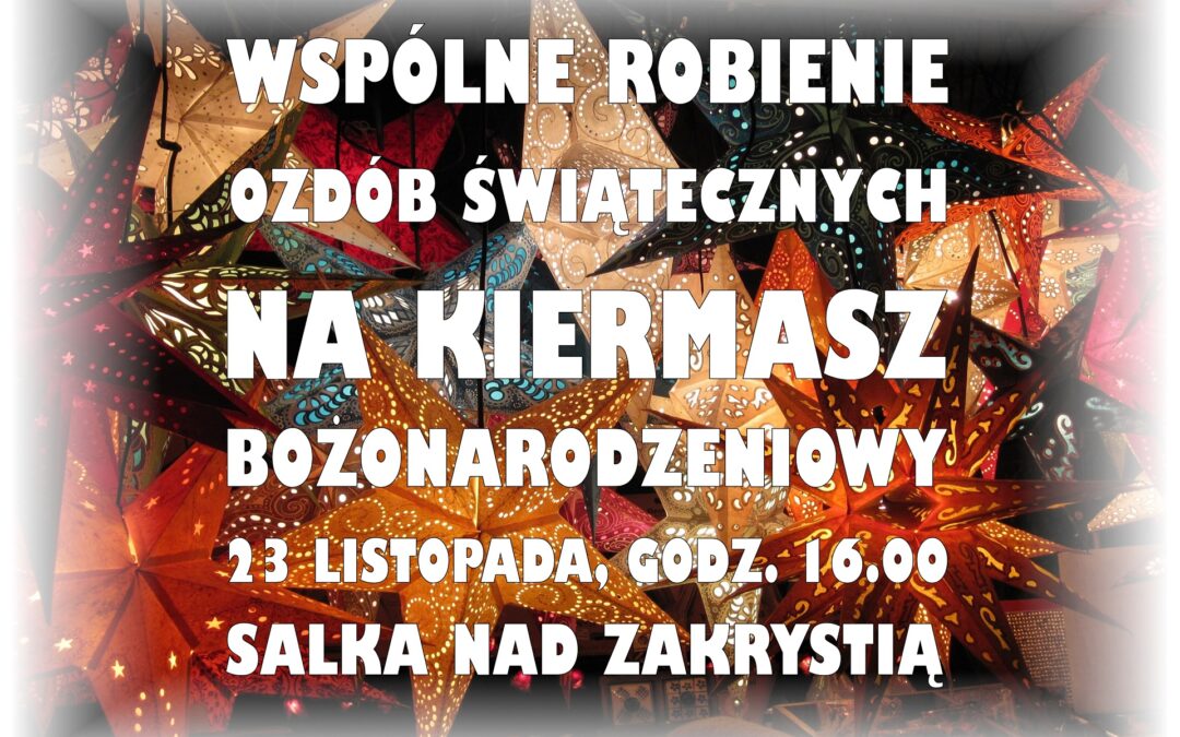Wspólne robienie ozdób na&nbsp;Boże Narodzenie 2024